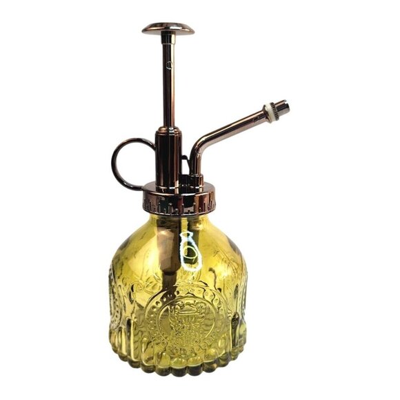 Glass Mister Spray Pickle Olive Green Bottle With Pump works for Plant , Hair, C - Picture 2 of 7